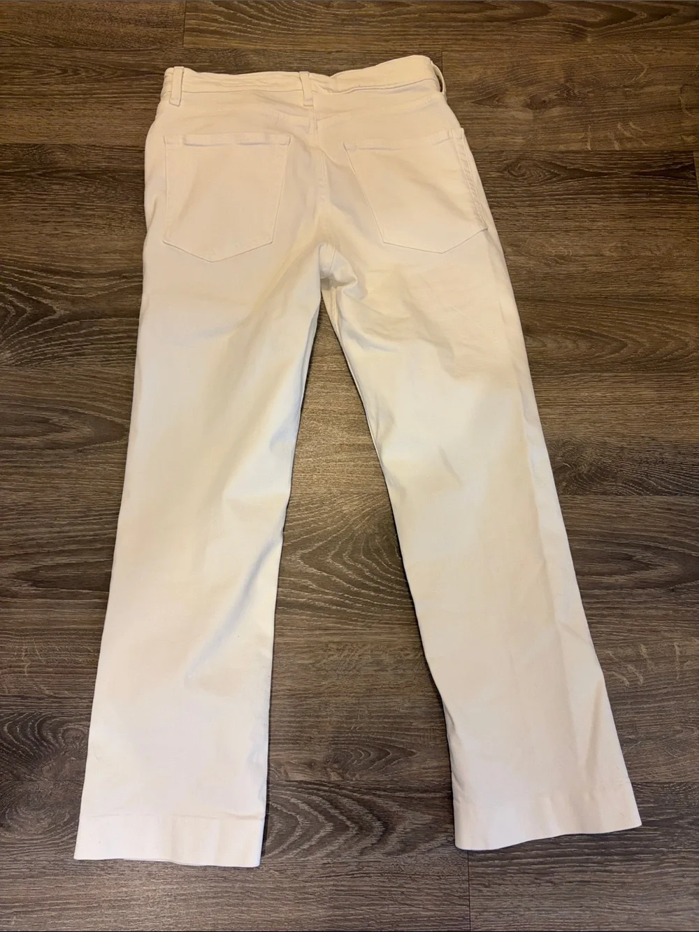 Zara Women's Slim Straight Jeans in Cream